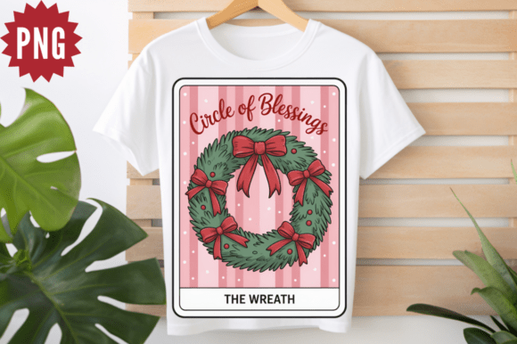 Christmas Wreath Tarot Card Clipart PNG Review