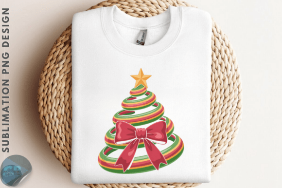 Colorful Christmas Tree Clipart PNG for Illustrations