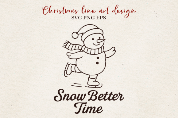 Funny Snowman Christmas Line Art: A Designer’s Review