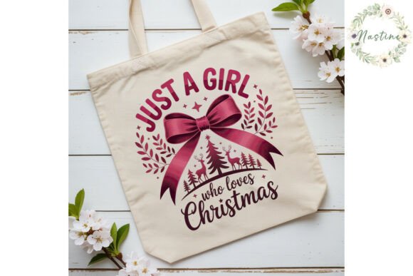 Pink Christmas Girl Sublimation Design Review