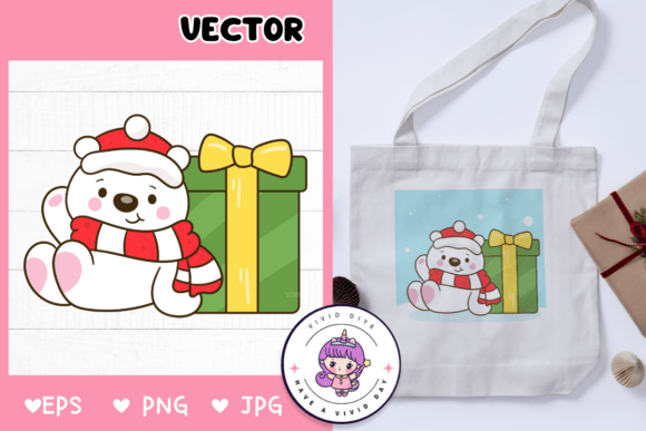 Review: Cute Polar Bear Christmas Gift Kawaii Design