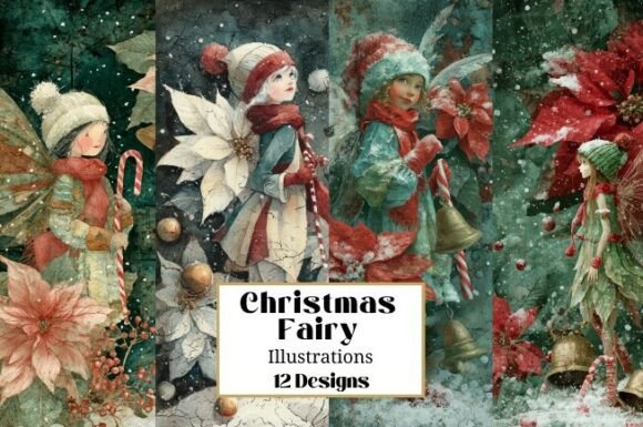 Reviewing 12 Christmas Fairy Illustrations