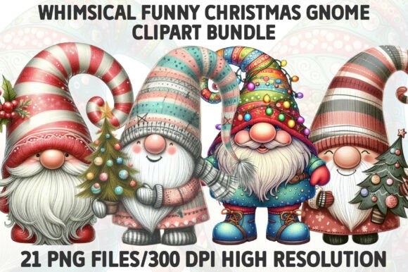 Whimsical Christmas Gnome Clipart: Seller Review